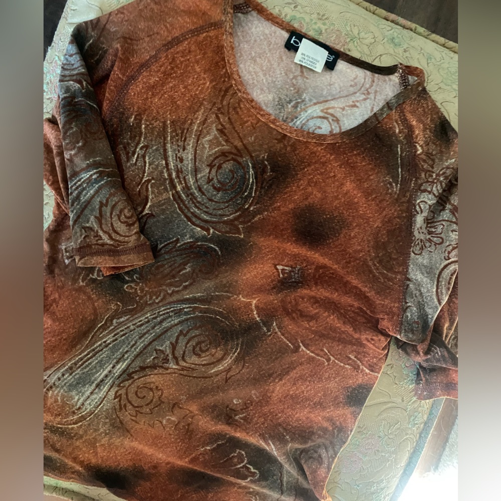 Y2K Gaultier-style Bebe top